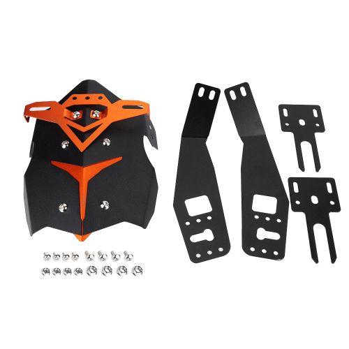 Garde-Boue Arriere Universel Pour Voiture, Protection Anti-Eclaboussures Pour Moto, Voiture Electrique, Orange