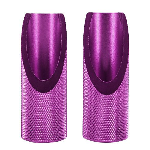 Lot De 2 Repose-Pieds En Alliage D'aluminium Pour Moto Honda (Violet)