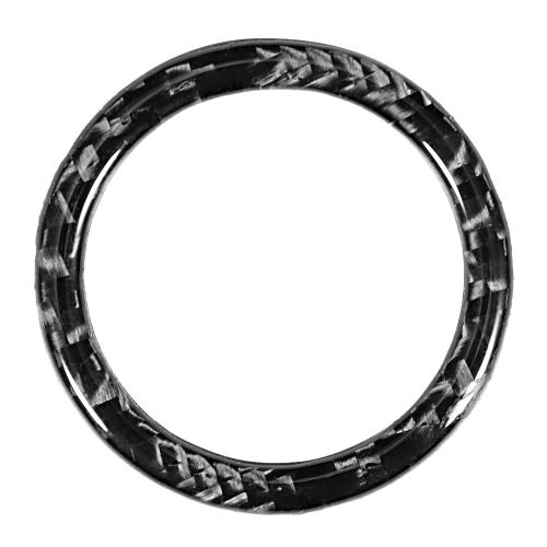 Autocollants Decoratifs En Fibre De Carbone Pour Bouton De Demarrage Du Moteur De Voiture, Adaptes A La Toyota Camry 2018-2019