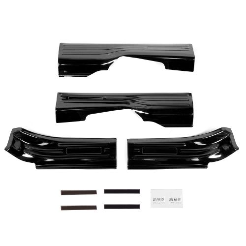 Autocollant De Protection Noir Anti-Rayures Pour Seuil De Portiere De Voiture, Compatible Avec Wrangler Jl/Jlu 2018-2019