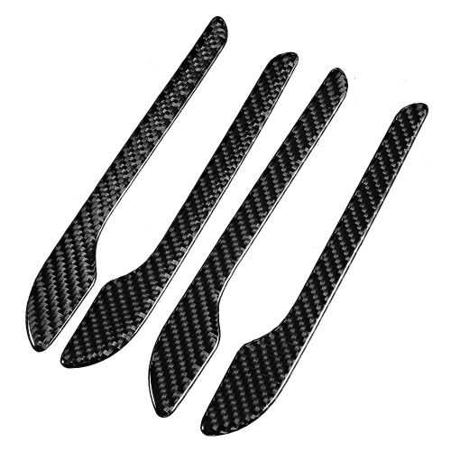 Autocollant En Fibre De Carbone Pour Poignee De Porte Exterieure De Voiture, Compatible Avec Tesla Model 3 2017-2019