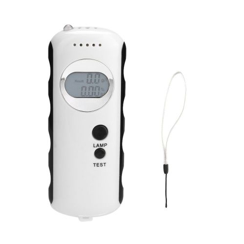 Testeur D'alcoolemie Portable Avec Ecran Lcd Numerique, Analyseur D'haleine, Detecteur