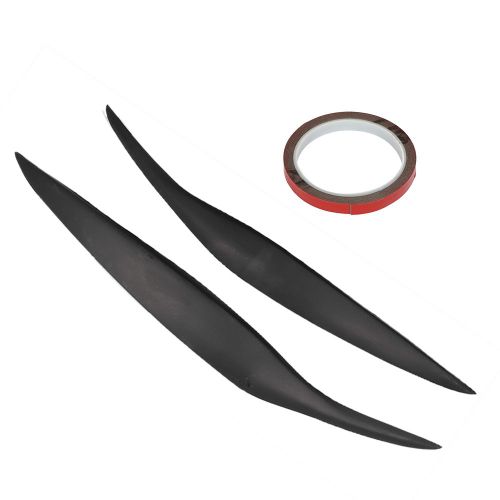Lot De 2 Autocollants Pour Phares De Voiture En Fibre De Carbone, Pour Ford Fiesta (Noir)