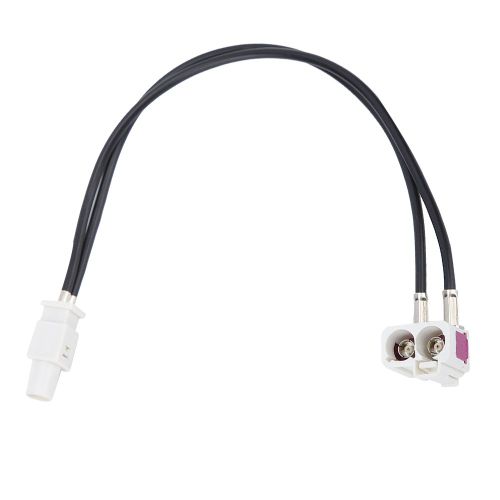 Cable Adaptateur D'antenne Radio Pour Skoda Rns315 Rns510 Rcd510, Deux Antennes Vers Une