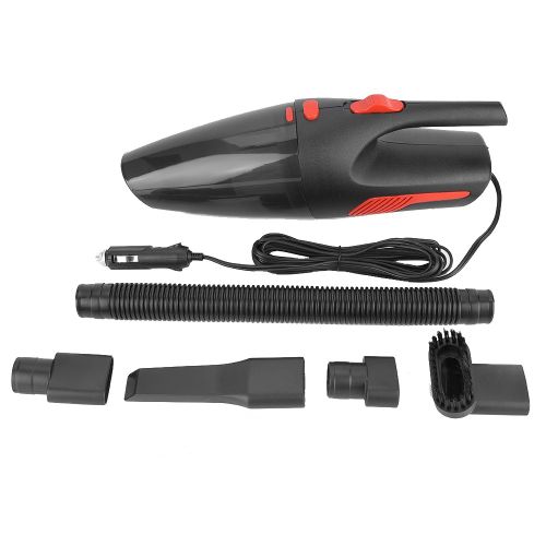 Nettoyeur De Vehicule Filaire 120 W, Double Usage, Humide Et Sec, Aspirateur Abs 12 V (Noir)