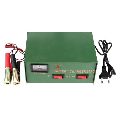 Chargeur de batterie intelligent 6 V 12 V pour voiture et moto, entierement automatique, avec affichage a pointeur