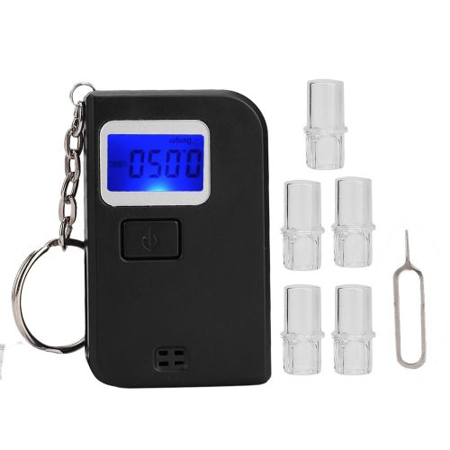 Testeur D'alcoolemie Portable A Ecran Lcd Numerique, Analyseur D'haleine, Detecteur D'alcoolemie