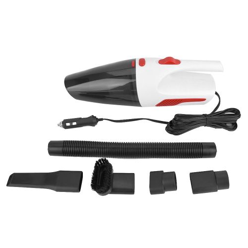 Nettoyeur De Vehicule Filaire 120 W, Double Usage, Humide Et Sec, Aspirateur Abs 12 V (Blanc)