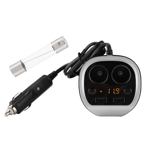 Chargeur De Voiture Double Usb A Charge Rapide, Repartiteur Allume-Cigare