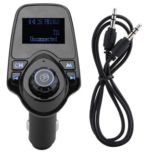 Kit mains libres BT pour voiture, transmetteur FM, lecteur MP3, navigation, chargeur de voiture double USB