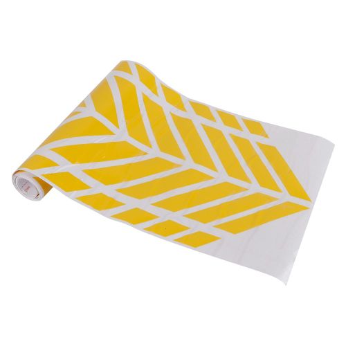 Autocollant Decoratif Pour Carrosserie De Voiture, Bande Laterale, Bande Decorative (Jaune)