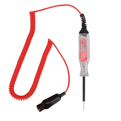 Stylo testeur de circuit numerique LCD pour voiture 5-48 V, outil de diagnostic electrique, sonde d'alimentation, testeur de tension