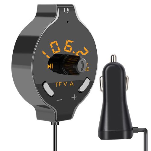 Lecteur MP3 de voiture Q8S, transmetteur FM sans fil mains libres, recepteur, chargeur USB pour voiture
