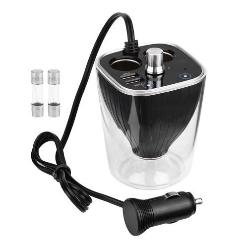 Chargeur De Voiture Mains Libres Bluetooth Double Usb, Allume-Cigare, Lecteur Mp3, Transmetteur Fm