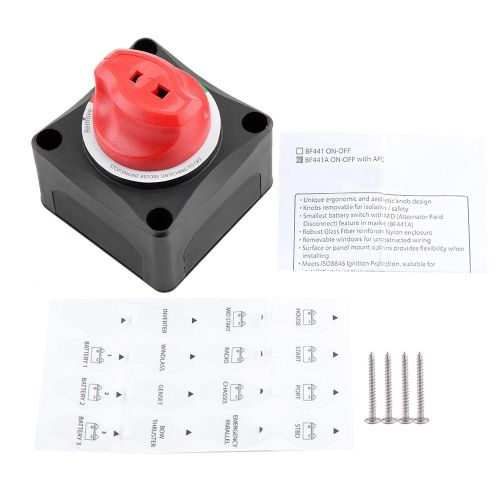Selecteur De Batterie Afd, Interrupteur Marche/Arret, Installateur D'alimentation Pour Yacht, Bateau A Moteur, Accessoires Marins