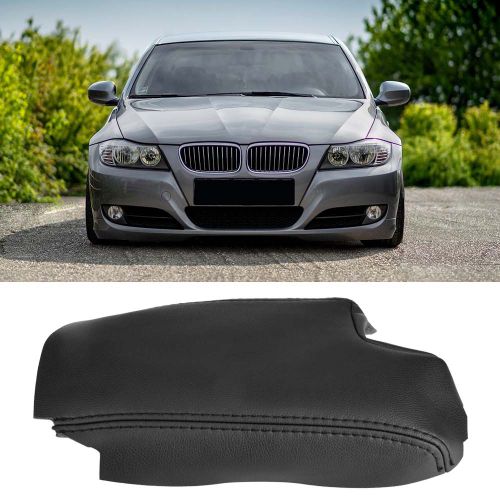 Housse De Protection Pour Accoudoir De Console En Cuir Synthetique Pour Bmw E46 Serie 3 99-06 (Noir)