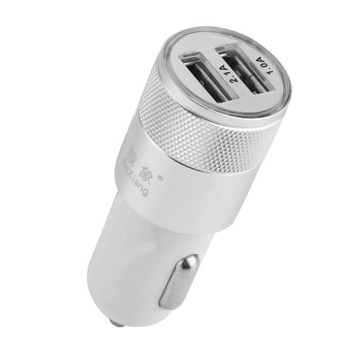 Chargeur De Voiture Double Usb 5 V 2,1 A A Charge Rapide, Adaptateur Allume-Cigare Pour Smartphone