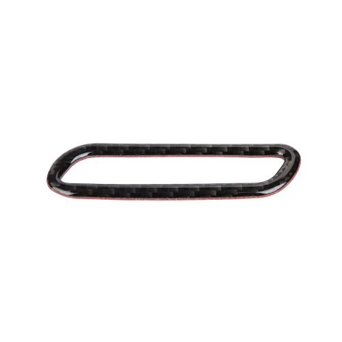 Autocollant De Garniture De Cadre De Bouton Reglable En Fibre De Carbone Pour Siege Auto Cadillac Xt5 16-19