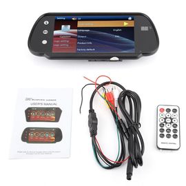 Retroviseur De Recul Avec Ecran Tactile Fm De 7 Pouces, Lecteur Video 1080p, Carte Usb/Tf, 12 V