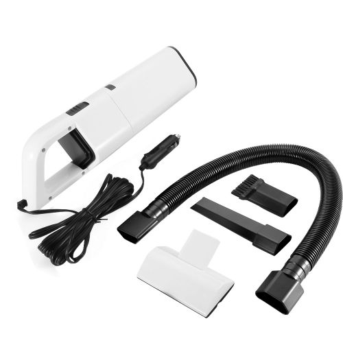 Mini Aspirateur Portable Pour Voiture 12 V 90 W, Cable Universel, Attrape-Poussiere, Blanc