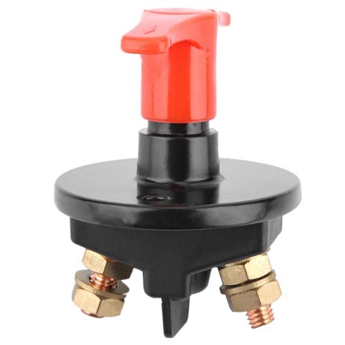 Interrupteur de coupure de batterie, interrupteur d'arret d'alimentation, bouton anti-fuite pour voiture marine et bateau