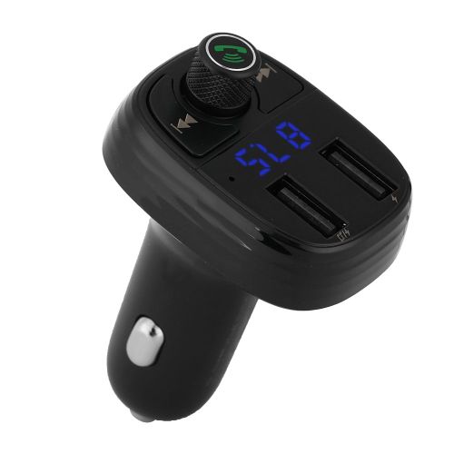 Lecteur MP3 Bluetooth pour voiture 12 V-24 V, double port USB, chargeur, transmetteur FM pour ecouter de la musique