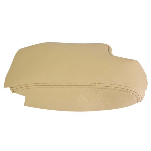 Housse De Protection Pour Accoudoir De Console Centrale En Cuir Synthetique Pour Bmw E46 Serie 3 99-06 (Beige)