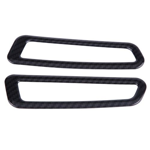 Autocollants De Garniture De Sortie D'air De Pilier A De Fenetre En Fibre De Carbone Pour Maserati Levante 17-18