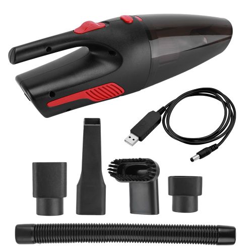 Mini Aspirateur Portable Sans Fil Rechargeable Pour Voiture 120 W, Aspirateur A Main Pour Poussieres Et Aspirateurs Secs/Humides