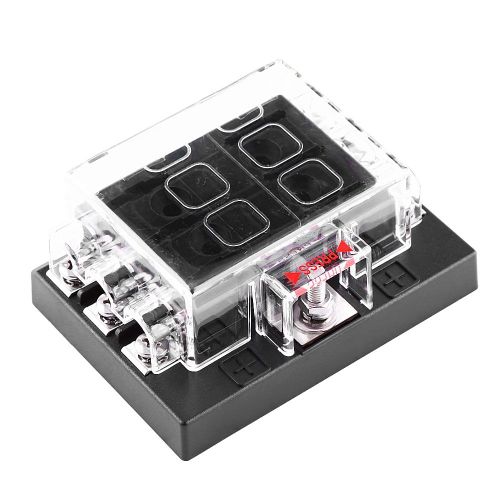 Boite A Fusibles A Lame Standard, Circuit A 6 Voies Dc32 V, Support De Bloc Pour Voiture, Camion, Bateau, Atc Ato