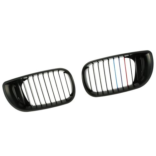 Calandre Avant Noire Brillante Pour Bmw E46 4 Portes 02-05 Berline Serie 3