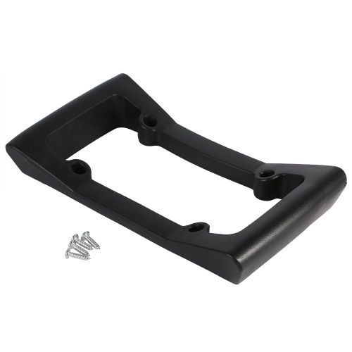1 Piece De Protection Universelle En Caoutchouc Pour Plaque D'immatriculation De Voiture, Support De Montage, Noir