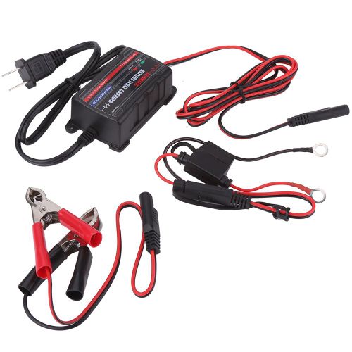Chargeur De Batterie Automatique 0,75 A 6 V 12 V Pour Voiture, Moteur, Vtt, Camping-Car (Prise Americaine)