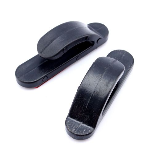 2 X Auto Voiture Camion Noir Pratique Sac Porte-Cles Porte-Monnaie Cintre Crochet En Plastique