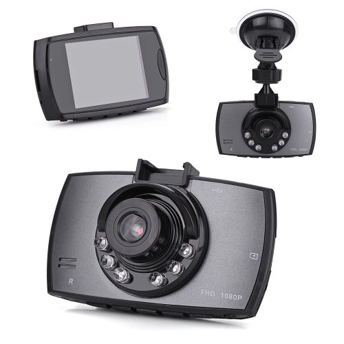 Camera DVR de voiture HD 1080p 2,4 pouces, enregistreur audio et video avec eclairage LED