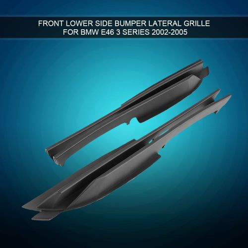 Paire De Calandres Laterales Inferieures De Pare-Chocs Avant Pour Bmw E46 Serie 3 02-05 51117032613 51117032614