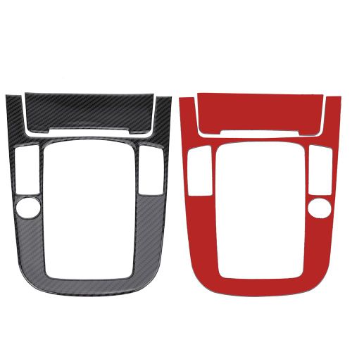 Autocollant Decoratif En Fibre De Carbone Pour Panneau De Changement De Vitesse De Console Centrale Pour Audi A4