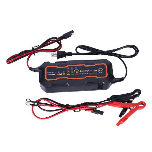 Chargeur De Batterie Intelligent Automatique 6 V/12 V 5 A Pour Voiture, Camion, Moto, Bateau, Agm Gel