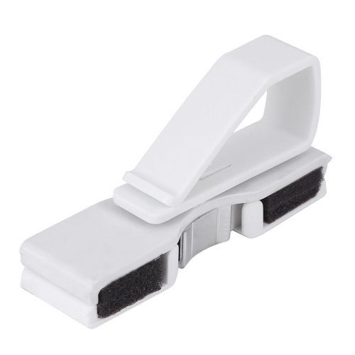 Porte-Lunettes De Soleil Pour Voiture, Lunettes, Recu, Ticket, Carte, Clip Blanc