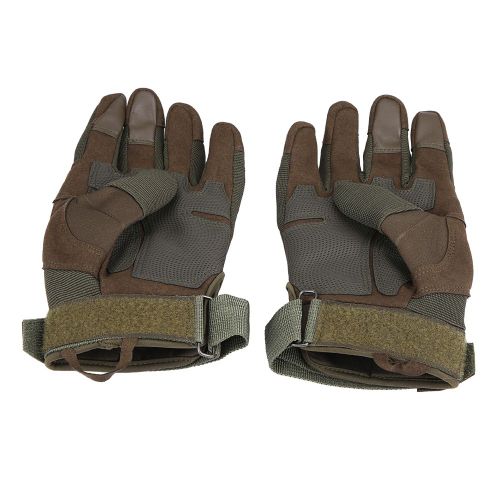 Gants De Moto D'hiver A Doigts Longs, Pour Sports De Plein Air, Course, Motocross, Vert Armee, Taille M