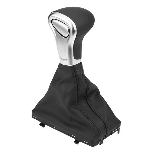 Soufflet De Levier De Vitesse En Cuir Noir Anti-Poussiere Pour Audi A6 12-15