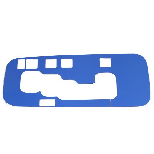 Garniture De Cadre De Levier De Vitesse Interieur Pour Jeep Wrangler 2012-2017, Bleu