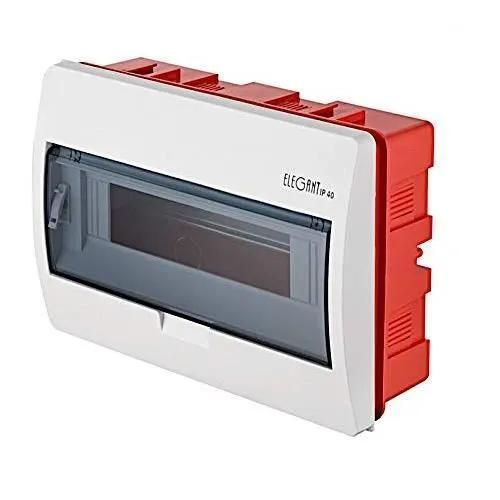 Elektro-Plast Boîte De Fusibles Avec Couvercle Transparent Ip40 - Sous