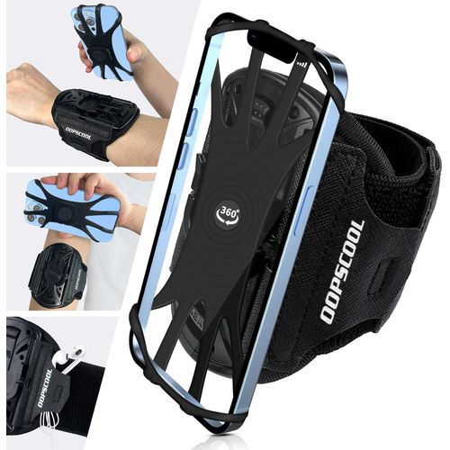Eryi-Brassard Smartphone Universel 360° Rotation Pour Iphone 16/15/14/13/12/11/Pro Max/Pro/Xs/Xr, Samsung Galaxy S23/S22/S21 - Sport Téléphone (4""-6,5"")