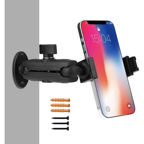 ERYI-Support Mural Pour Téléphone Portable Avec Tête Sphérique À 360 Degrés Pour Téléphone De 3,5 À 7"", Iphone 14 13, Samsung Galaxy, Nexus Pour Maison, Camion, Voiture, Gps, Caméra Led