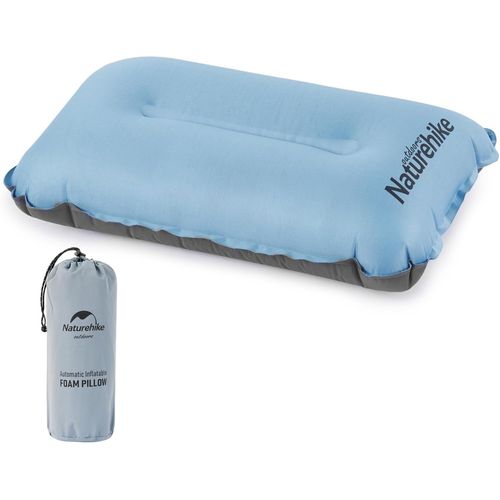 ERYI-Oreiller De Camping Gonflable Automatique 46×27Cm Coussin De Voyage Ergonomique Gonflable Convient Pour Le Camping/Randonnée/Extérieur/Plage/Voyage/Bureau