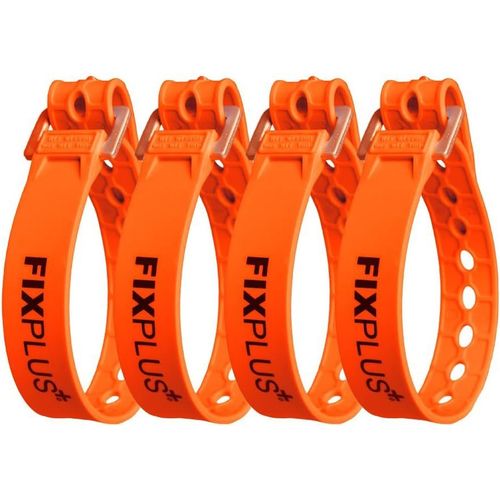 ERYI-- Lot De 4 Sangles D'Arrimage Pour Sécuriser, Fixer, Regrouper Et Serrer, En Plastique Spécial Avec Boucle En Aluminium, 35 Cm X 2,4 Cm