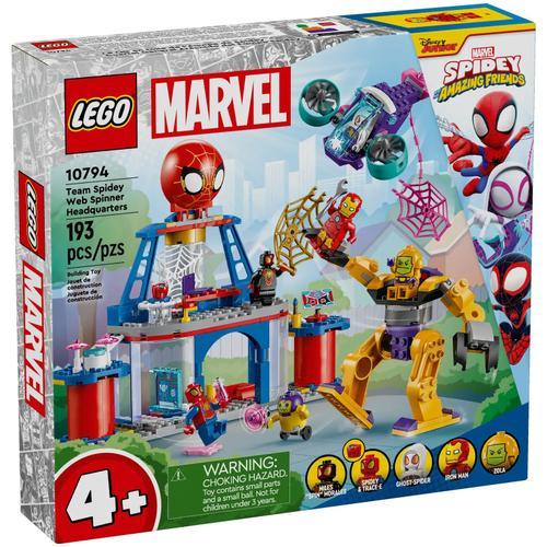 Lego Marvel - Le Qg Des Lanceurs De Toile De L'équipe Spidey - 10794
