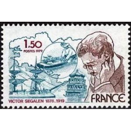 Timbre France 1979 Oblitéré- Victor Segalen (1878-1919) - 1.50 Yt2034