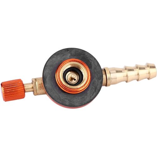 Eryi-Adaptateur De Recharge De Gaz De Camping, Adaptateur De Bouteille De Gaz En Laiton Pour Réchaud De Camping Extérieur Diamètre Intérieur 10 Mm Sortie Intérieure 4 Mm Sortie Extérieure 9 Mm(Rouge)